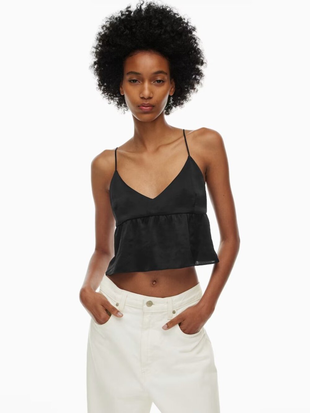🌙 Aritzia Lover Satin Camisole Little Moon Wilfred Medium